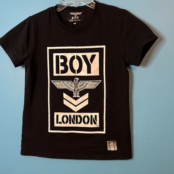 Boy London heavy weight t-shirt w/ hologram brand on the hem. - Picture 1 of 5
